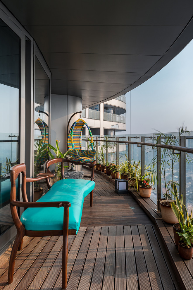 Apartment 3 Contemporary Balcony Mumbai by Studio Osmosis Houzz