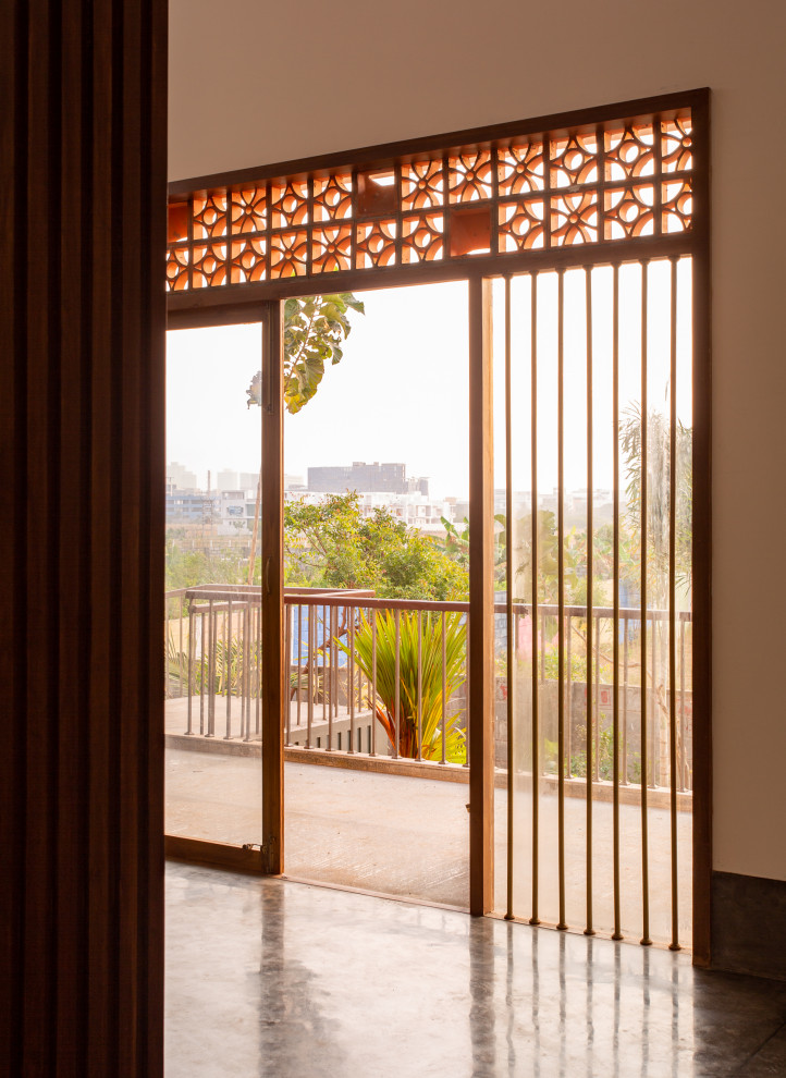 Bild på en orientalisk balkong