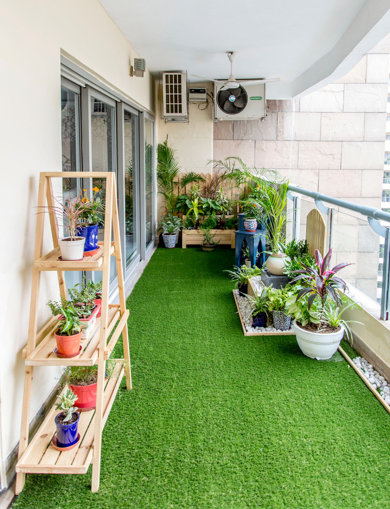 Long Balcony - Balcony - Delhi - by Studio Earthbox | Houzz