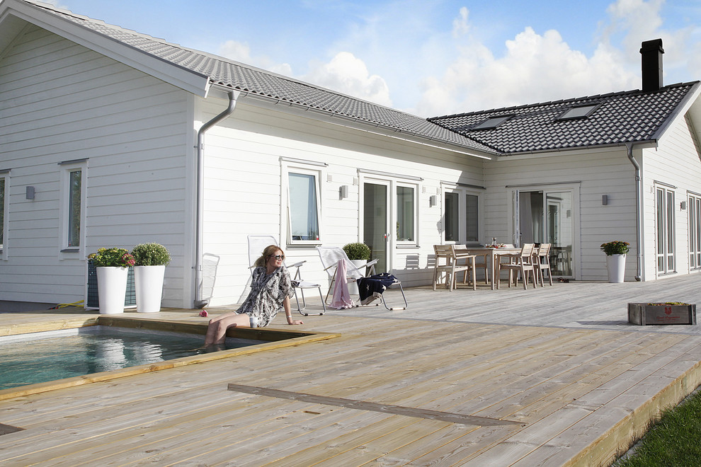 Idéer för att renovera en skandinavisk terrass