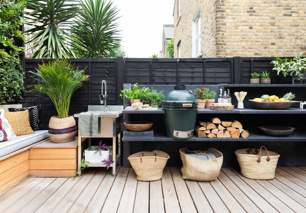 Photo of a classic terrace in London with a bbq area.