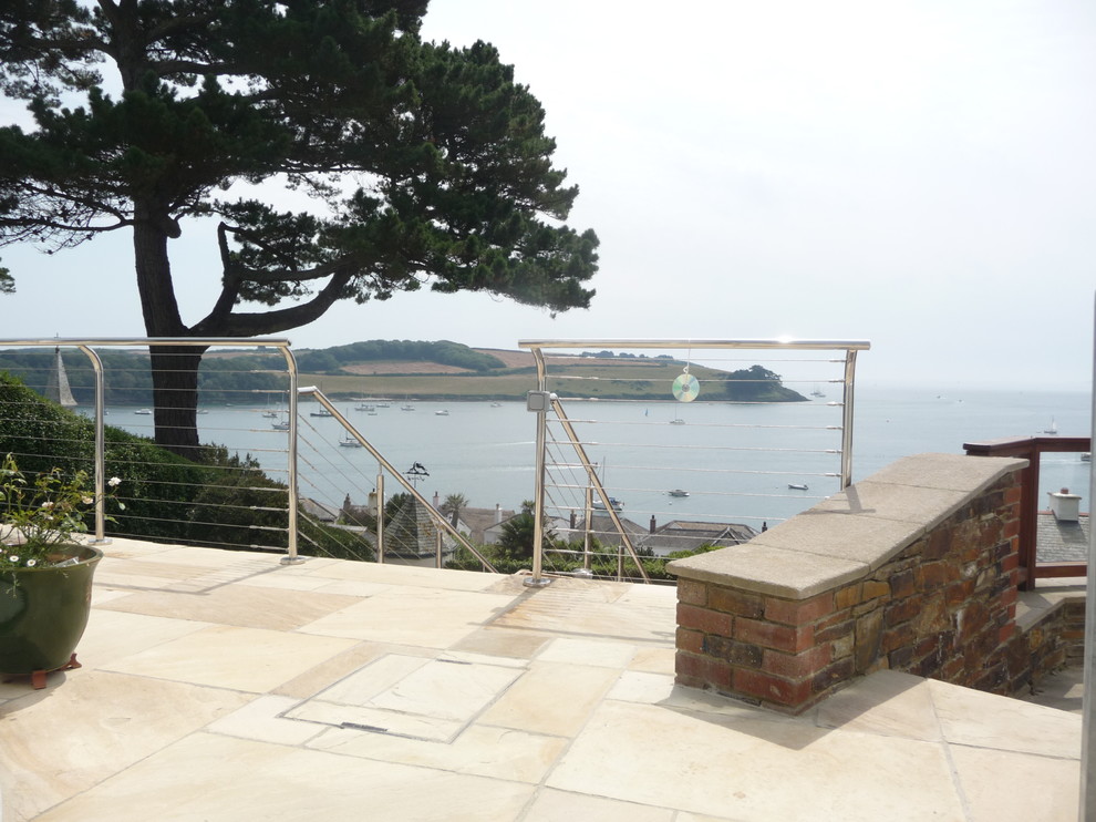 This is an example of a modern terrace in Cornwall.