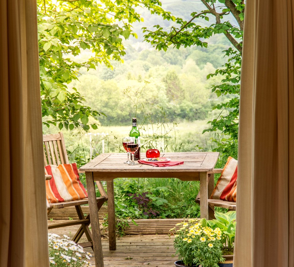 Thyme Lodge Country Terrace Other by Angela Keegan Interior