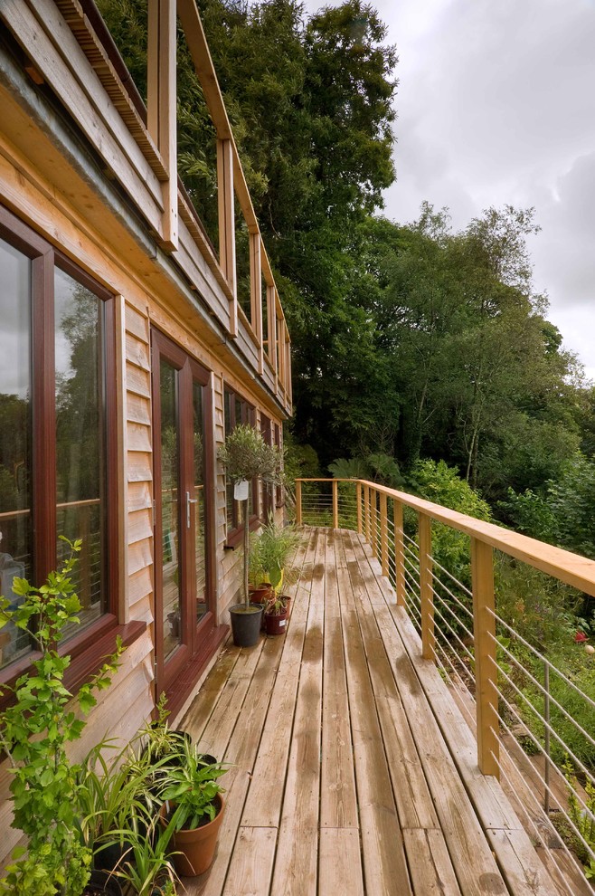 Treetop Retreat Contemporary Deck Devon by Woodford