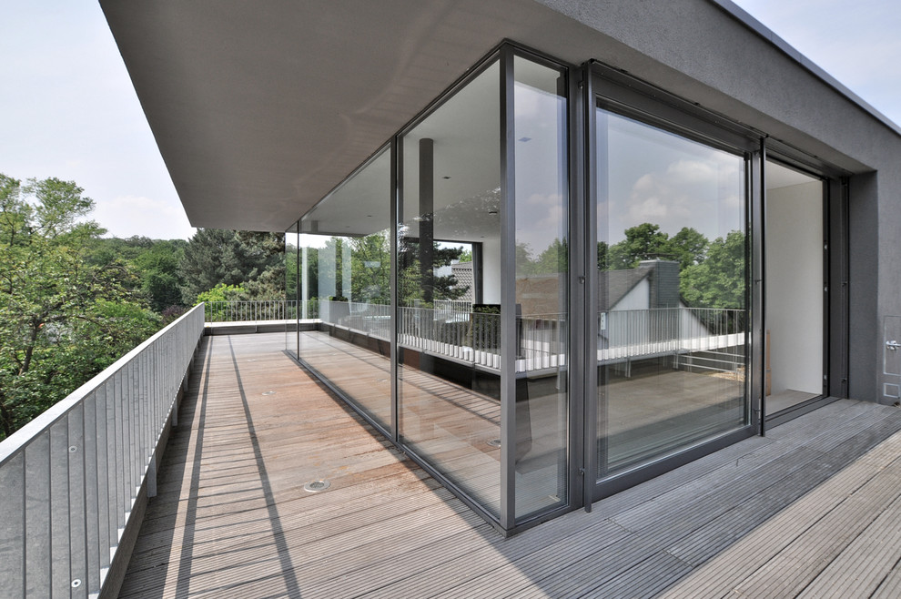 Contemporary terrace in Cologne.