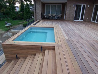 Holzterrasse Holzstufen Poolverkleidung Contemporary Terrace Nuremberg By Vogel Wohn T Raume In Holz E K Houzz Uk