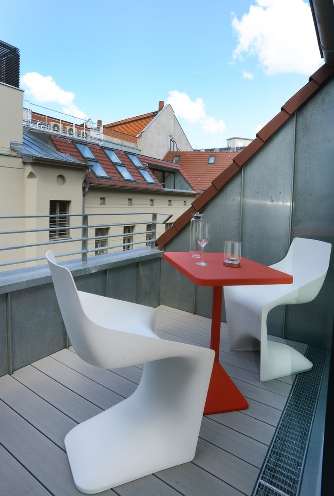 Moderne Dachterrasse in Berlin