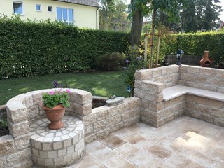 Umgestaltung Terrasse in mediterranen Stil - Mediterran - Terrasse