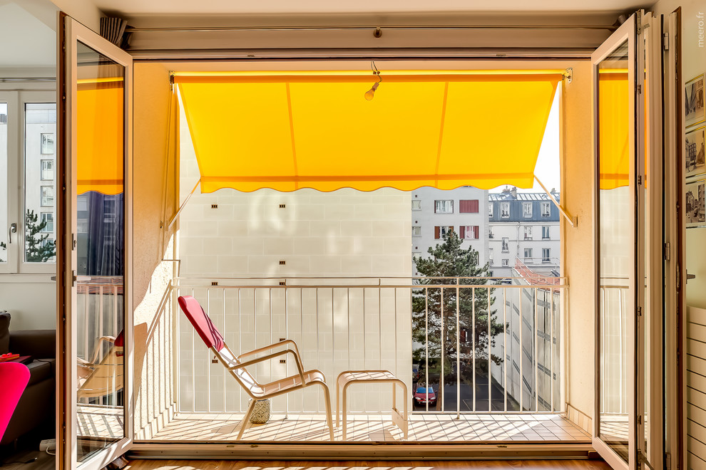 This is an example of a contemporary terrace in Paris.