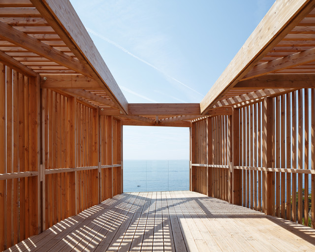 Construction D Une Maison Sur Pilotis Bois Contemporary Exterior Marseille By Avenir Bois Construction Houzz