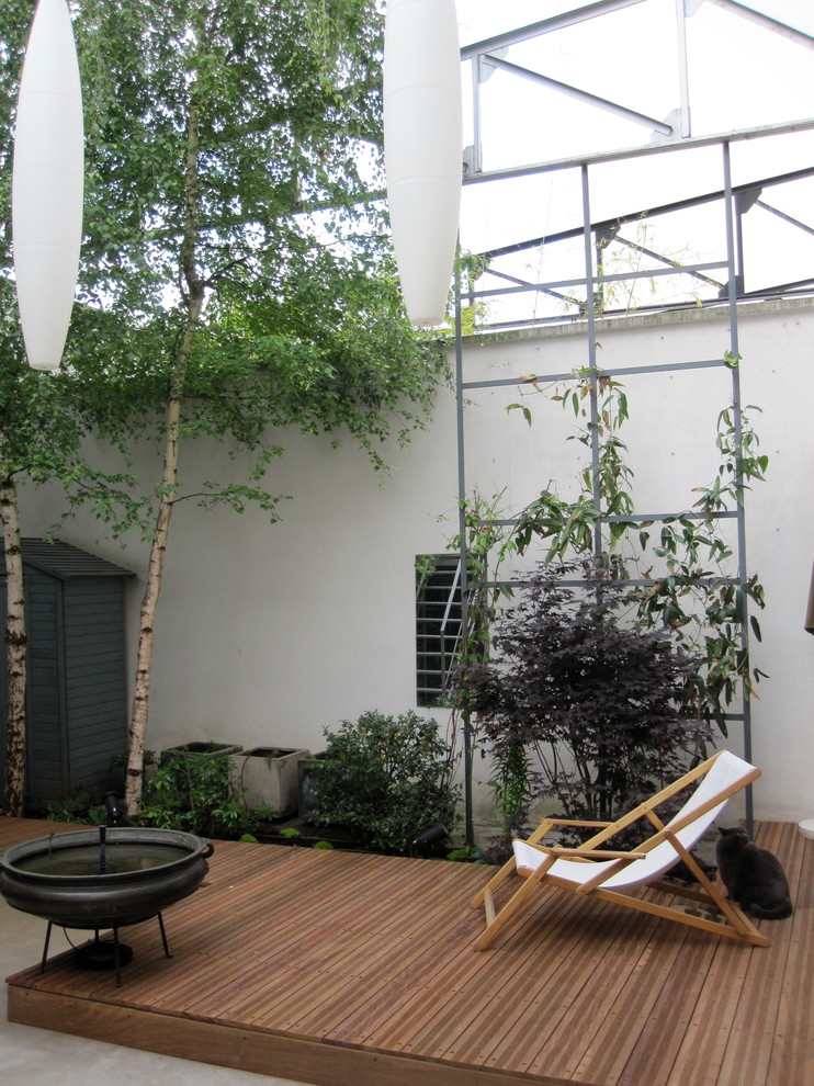 Свежая идея для дизайна: двор в стиле лофт - отличное фото интерьера