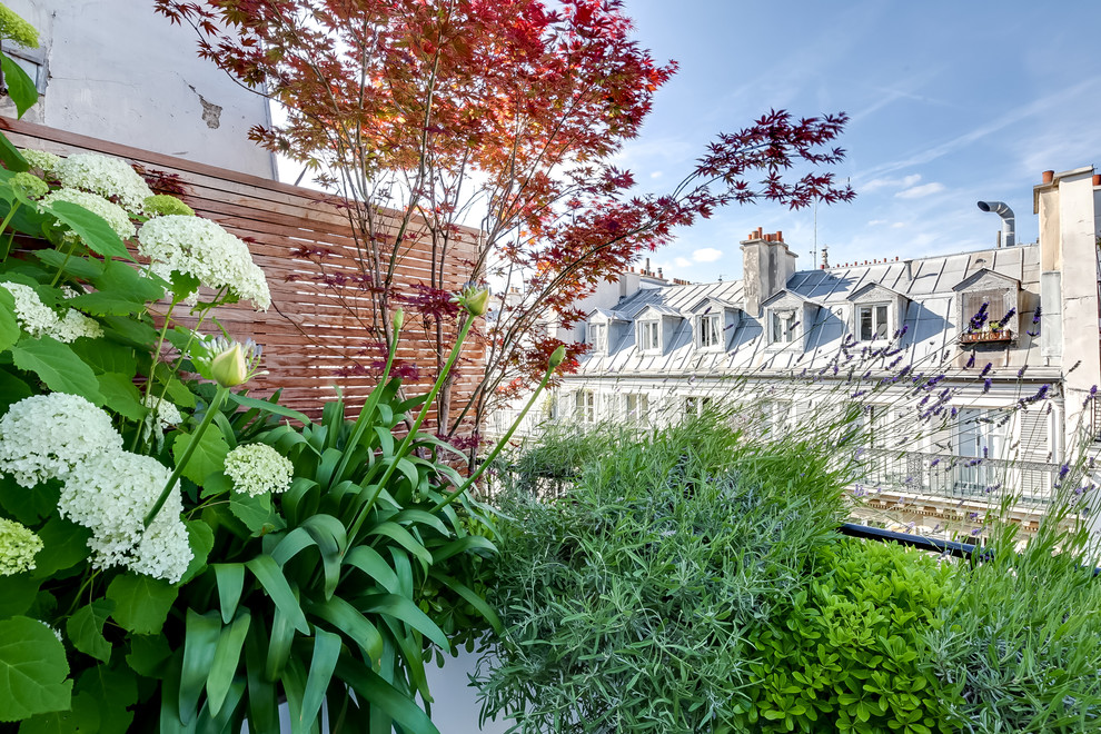 Moderne Terrasse in Paris