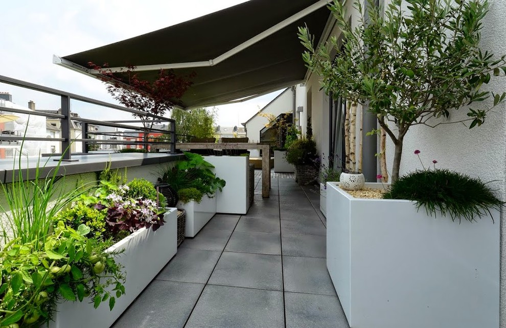 Moderne Terrasse in Angers