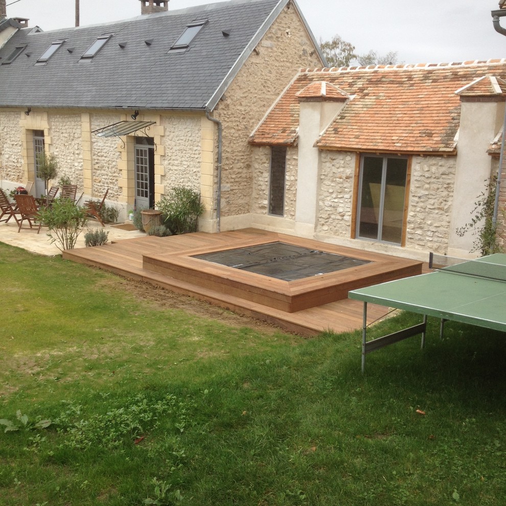 Un projet d'habillage en bois exotique de Spa / Jacuzzi de A a Z
