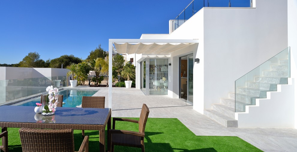 This is an example of a mediterranean terrace in Alicante-Costa Blanca.