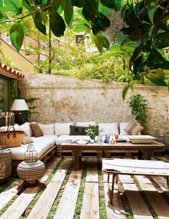 Design ideas for a rustic terrace in Other.
