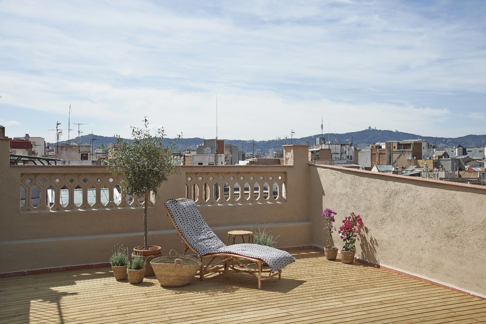 Foto de terraza clásica renovada pequeña