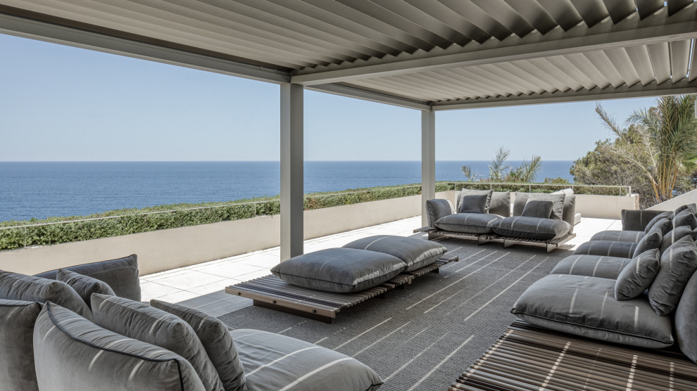 Design ideas for a mediterranean veranda in Palma de Mallorca.