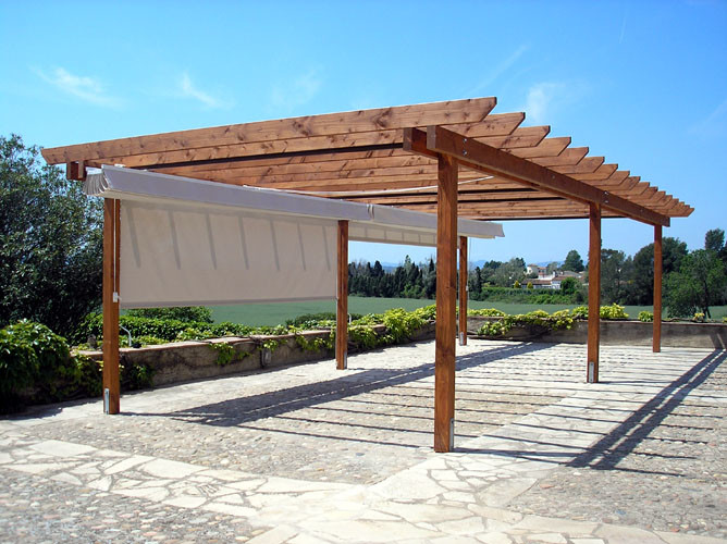 Pérgolas de madera - Farmhouse - Porch - Other - by Arlequín de Madeira |  Houzz