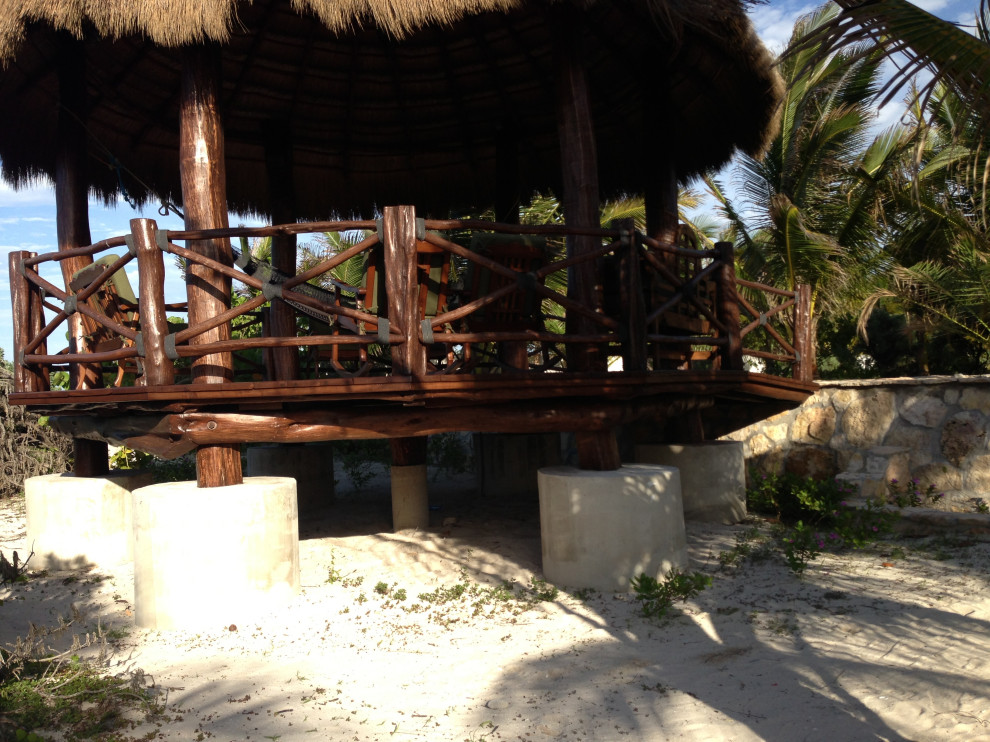 San Bruno Beach Home in Yucatan Mexico Mediterranean Deck Mexico