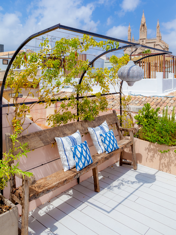 Design ideas for a mediterranean terrace in Palma de Mallorca.