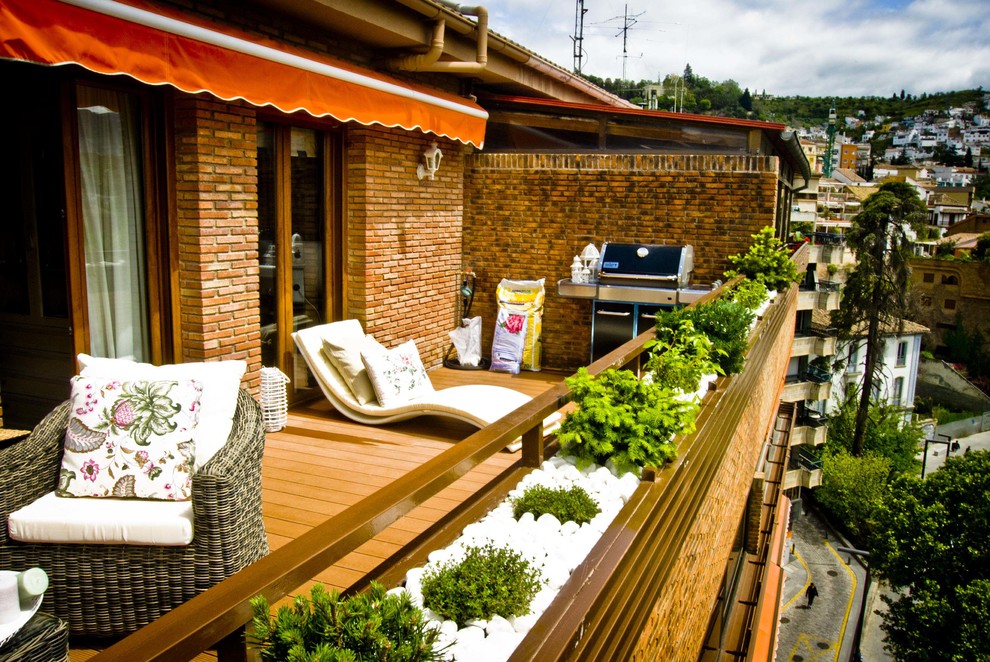 This is an example of a vintage terrace in Malaga.