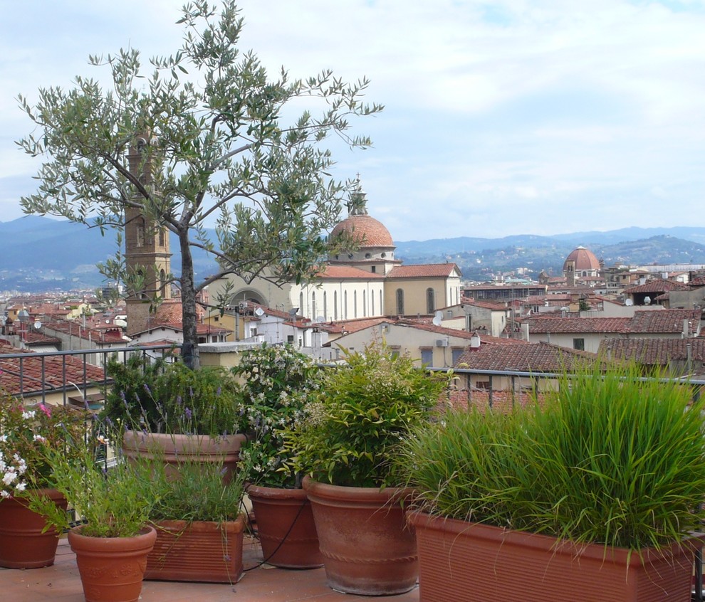 Klassische Terrasse in Florenz