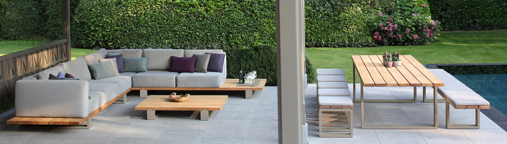Esempio di una terrazza minimalista