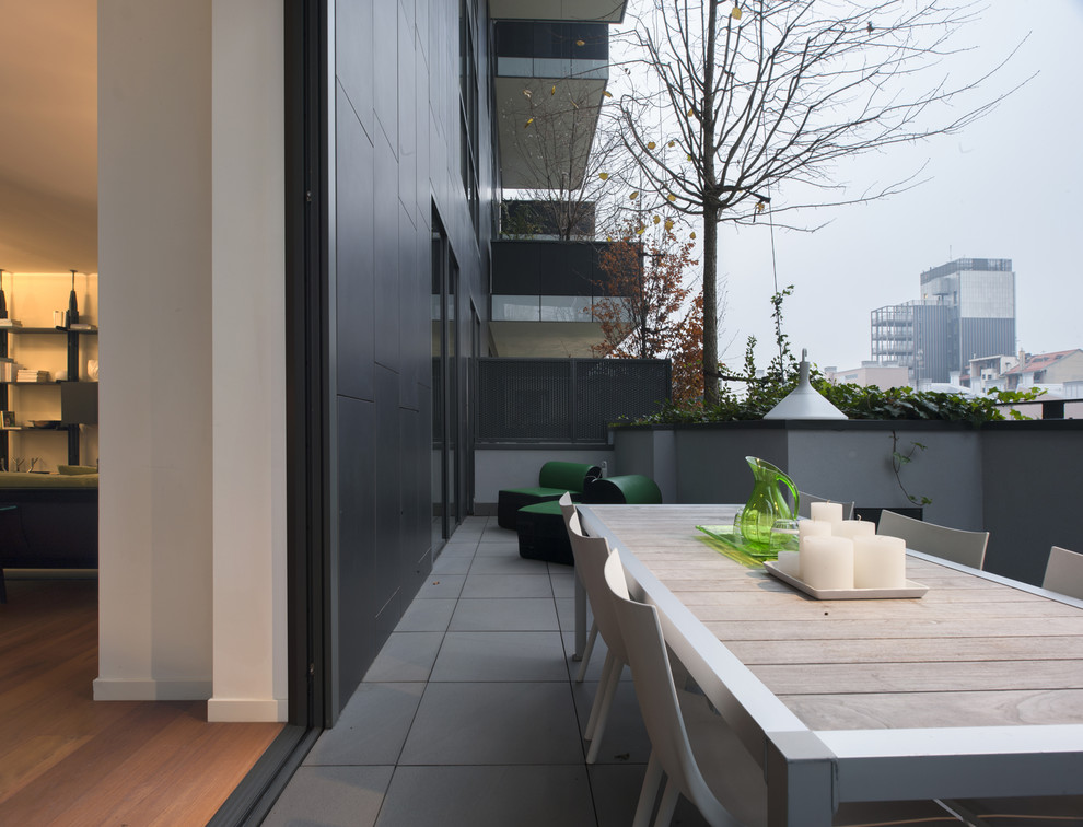 Ispirazione per una terrazza minimalista