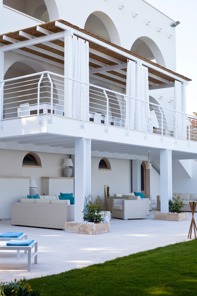 Design ideas for a mediterranean terrace in Bari.
