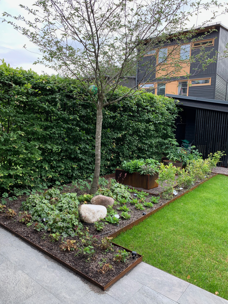 Стильный дизайн: участок и сад на заднем дворе в скандинавском стиле - последний тренд