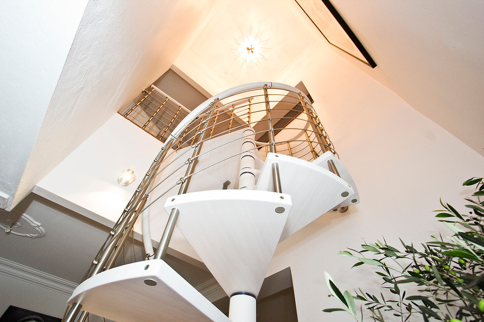 This is an example of a modern staircase in Malmo.