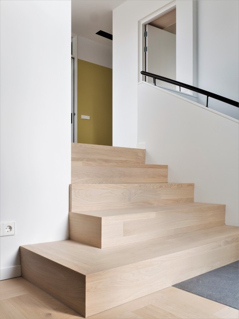 Formpark Quadrato Eiche Crema - Traditional - Staircase - Other - by  Bauwerk Parkett GmbH | Houzz