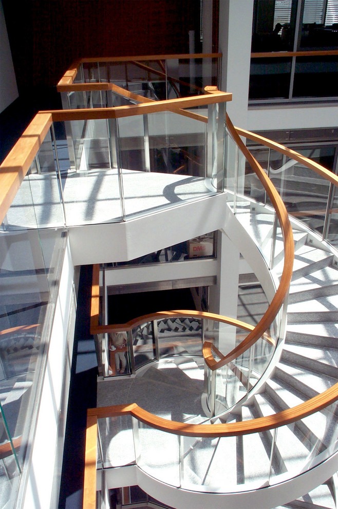 Photo of a contemporary staircase in Stuttgart.