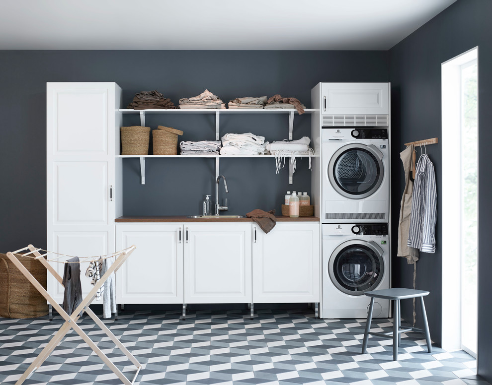 Laundry room - laundry room idea in Stockholm