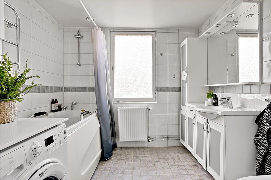 Inspiration för skandinaviska tvättstugor