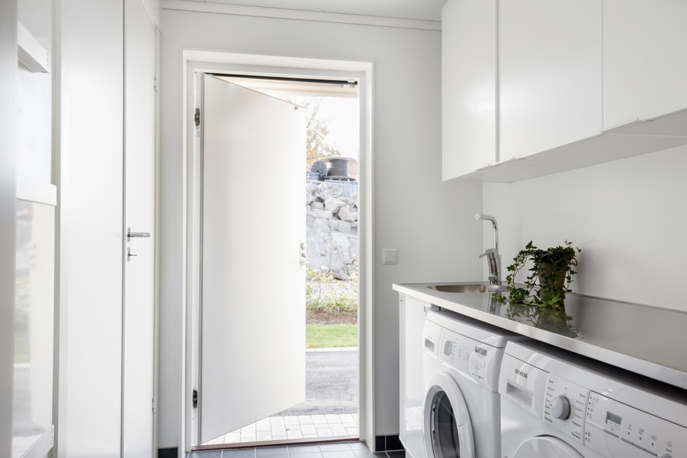 Idéer för att renovera en skandinavisk tvättstuga