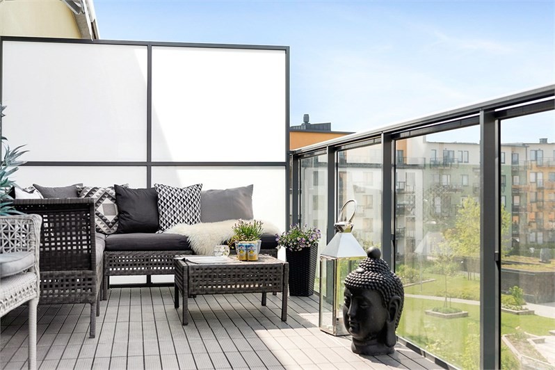 Patio - modern patio idea in Stockholm