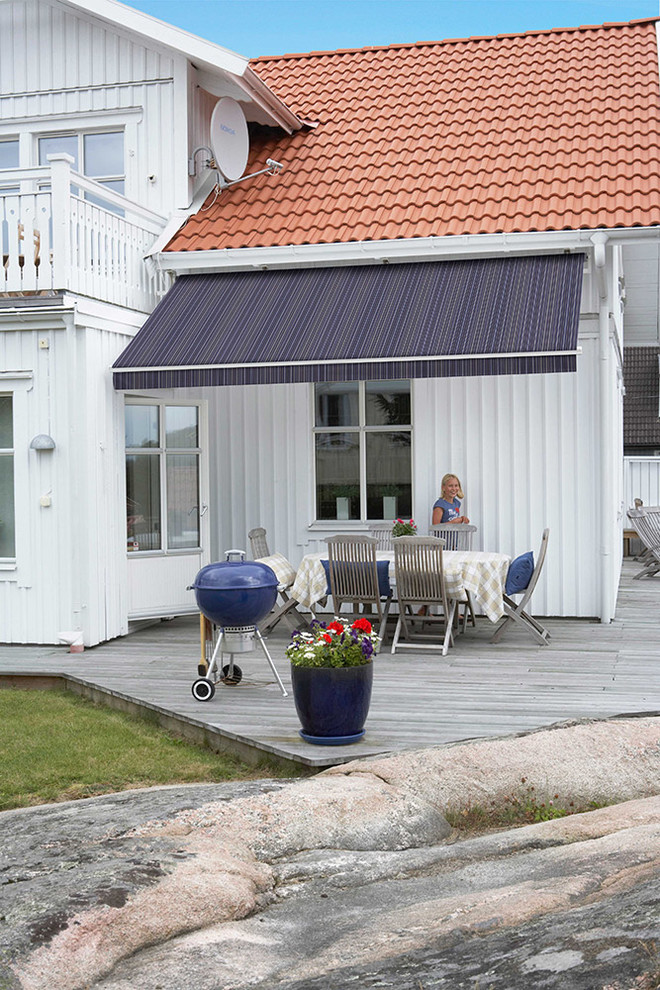 Идея дизайна: двор в скандинавском стиле