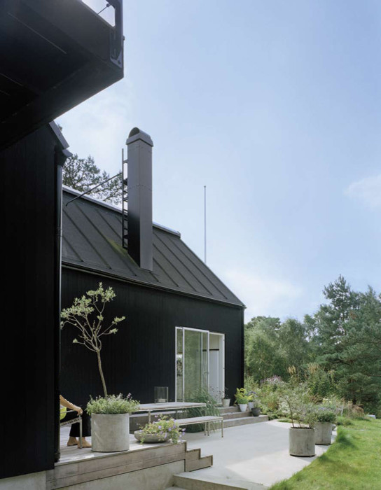 Пример оригинального дизайна: двор в скандинавском стиле