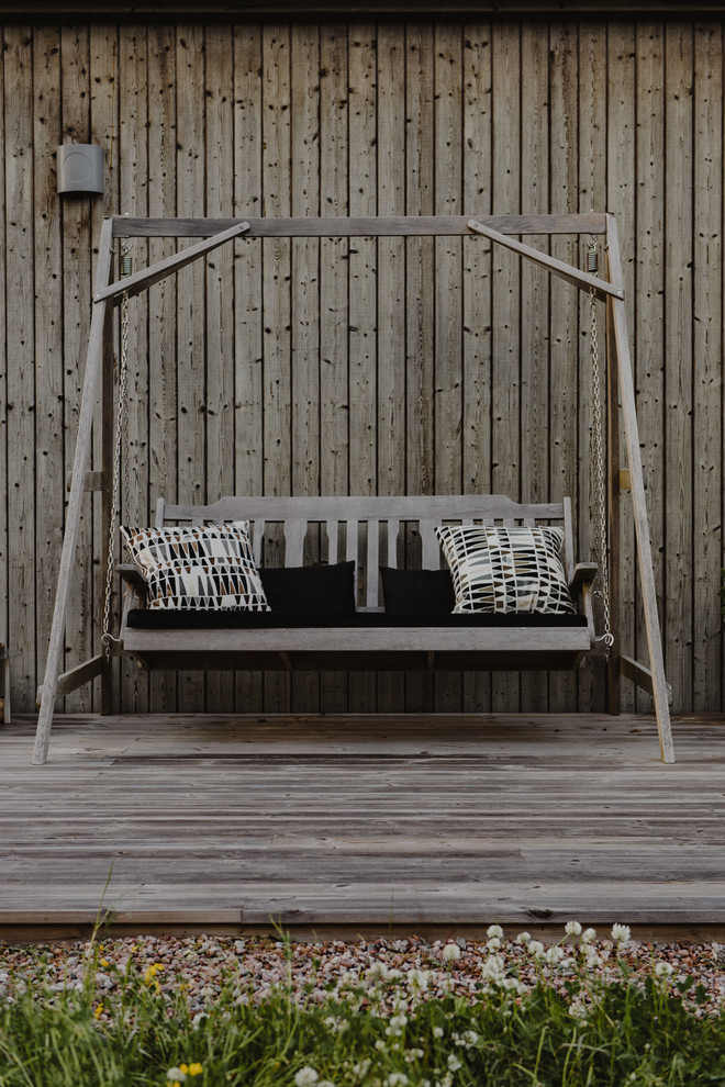 Пример оригинального дизайна: терраса в скандинавском стиле
