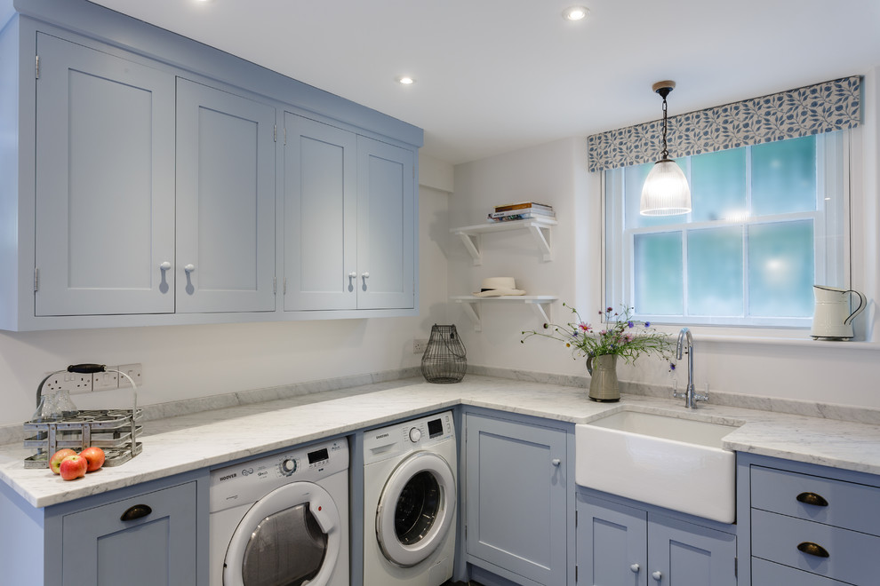Elegant laundry room photo in Wiltshire