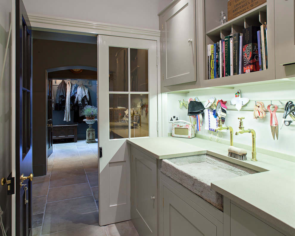 This is an example of a classic utility room in London.