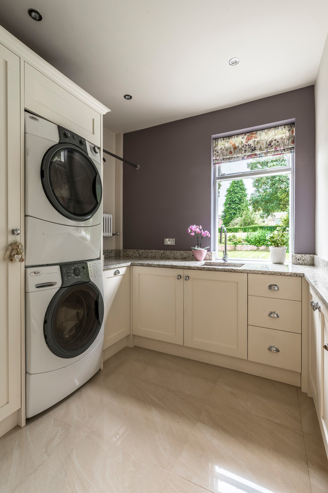 Example of an ornate laundry room design in Cheshire