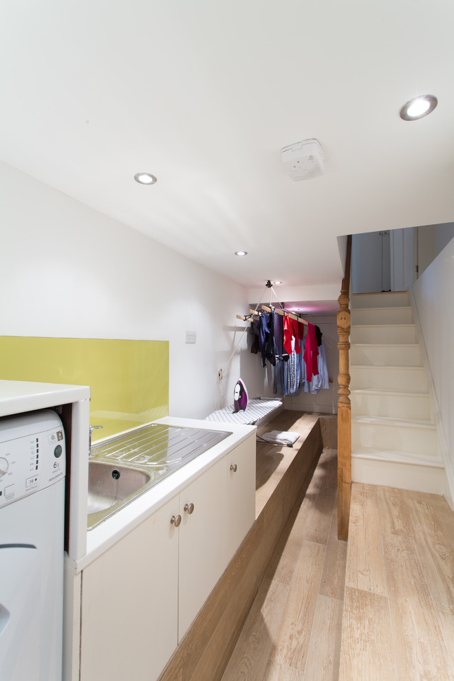 Twostorey side extension Twickenham Contemporary Laundry Room