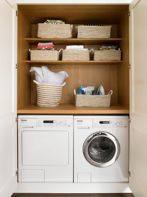 leninismen kugle Lily Opbevaring af vaskemaskine og tørretumbler: Skjul dem i skabe, små rum og  andre smarte løsninger