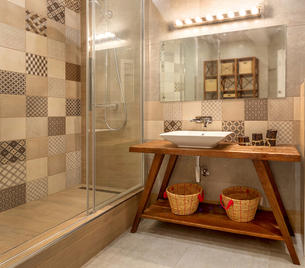 Design ideas for an urban bathroom in Other.