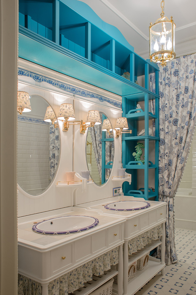 Стильный дизайн: ванная комната в стиле шебби-шик - последний тренд