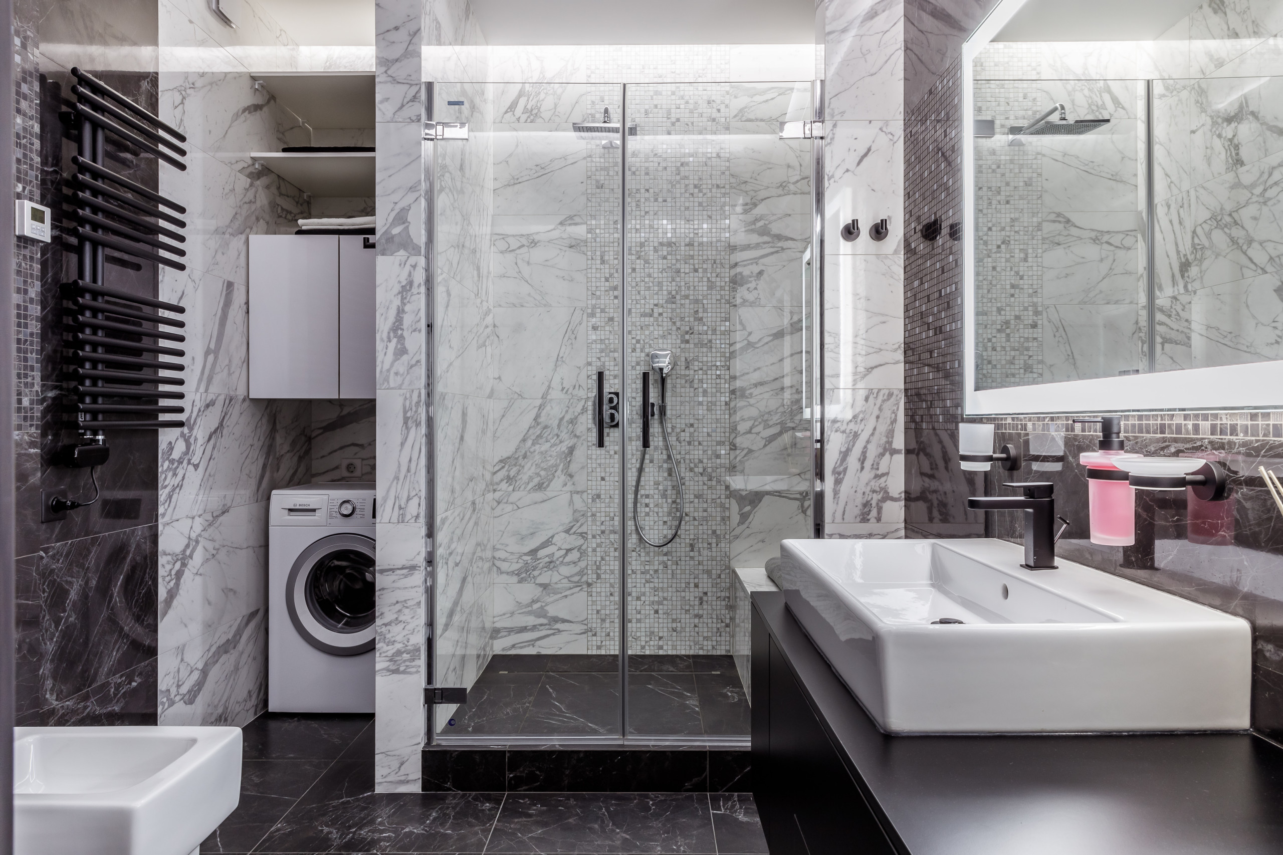 Дизайн ванной комнаты с душевой кабиной – 60 идей оформления