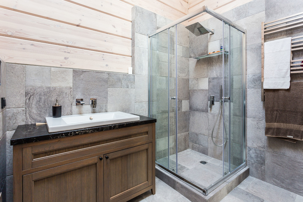 Inspiration for a contemporary bathroom remodel in Saint Petersburg